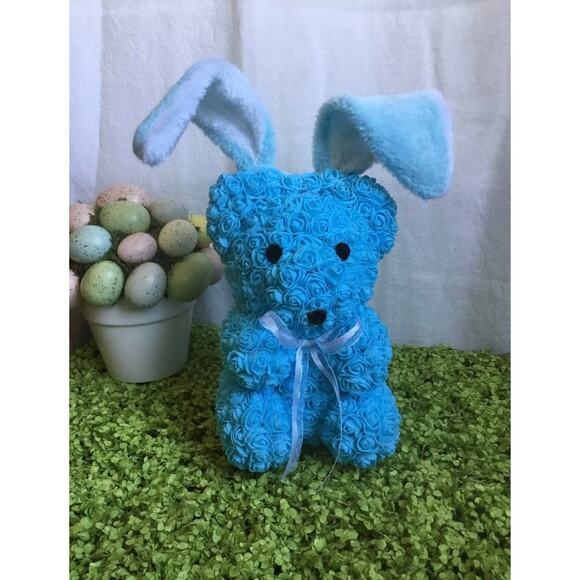 Handmade By Me Easter Bear With Bunny Ears - Picture 1 of 4